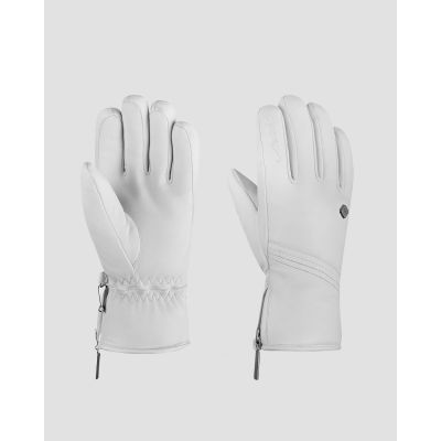 Białe rękawice narciarskie damskie Reusch Camila