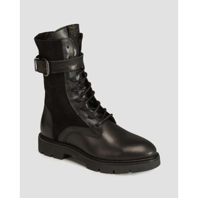Women's leather boots Aeronautica Militare
