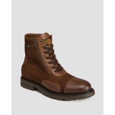 Men's leather boots Aeronautica Militare