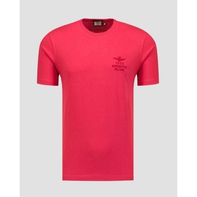 Pánské tričko Aeronautica Militare v Růžové Barvě