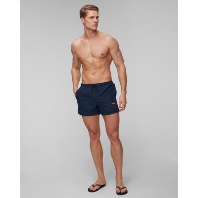 Men’s navy blue swimming shorts Aeronautica Militare