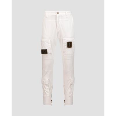 Pantaloni cargo alb pentru bărbați Aeronautica Militare