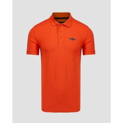 Oranžové pánske polo tričko Aeronautica Militare