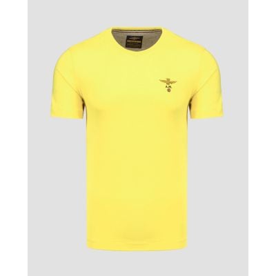 Żółty t-shirt męski Aeronautica Militare