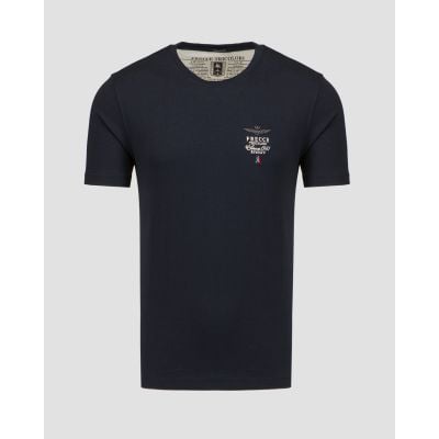 Granatowy T-shirt męski Aeronautica Militare