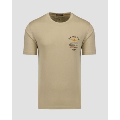 Zielony t-shirt męski Aeronautica Militare