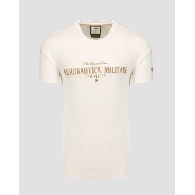 T-shirt blanc pour hommes Aeronautica Militare
