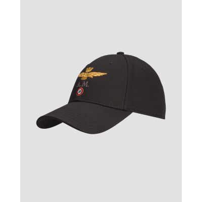 Black baseball cap Aeronautica Militare