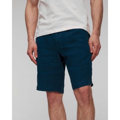 Men's blue linen shorts Alberto House