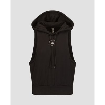 Sweat-shirt sans manches noir pour femmes Adidas by Stella McCartney ASMC