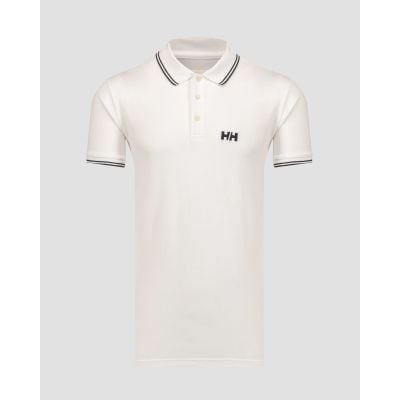 Tricou polo alb pentru bărbați Helly Hansen Genova Polo