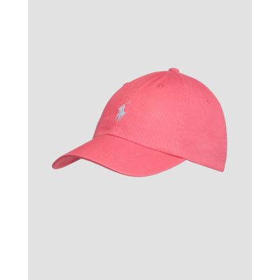 Czerwona czapka z daszkiem damska Polo Ralph Lauren