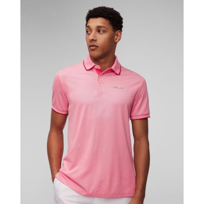 Tricou polo roz pentru bărbați Ralph Lauren RLX Golf