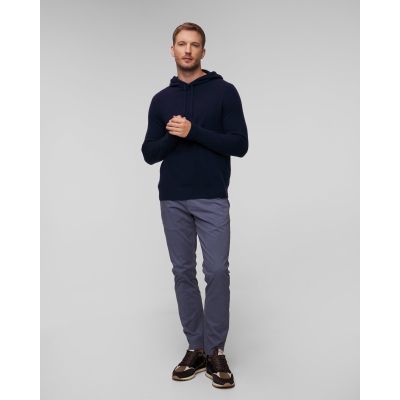 Granatowy sweter kaszmirowy męski Ralph Lauren RLX Golf