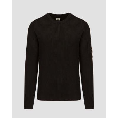 Pánsky čierny vlnený sveter C.P. Company