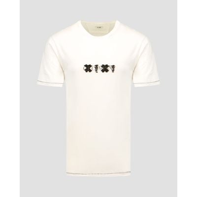 T-shirt bianca da uomo C.P. Company