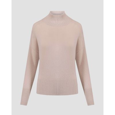 Maglione beige in cashmere da donna Allude