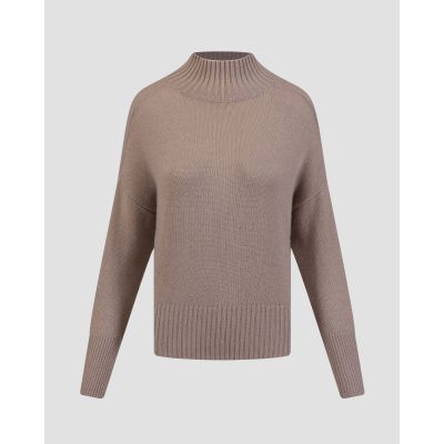 Women's mocha cashmere jumper Allude