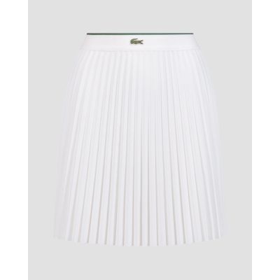 Dámská bílá plisovaná sukně Lacoste JF2701