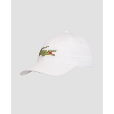 Biała czapka z daszkiem Lacoste RK9871