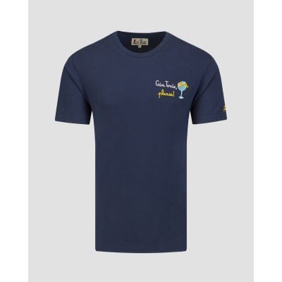 Granatowy t-shirt męski MC2 Saint Barth Arnott