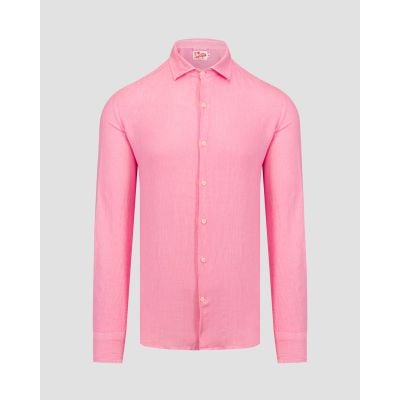 Men’s pink linen shirt MC2 Saint Barth