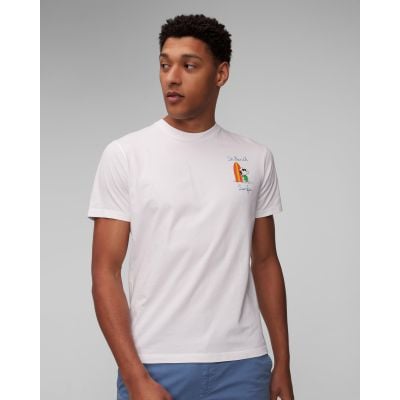 T-shirt blanc pour hommes MC2 Saint Barth