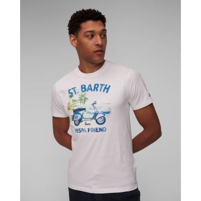 T-shirt bianca da uomo MC2 Saint Barth