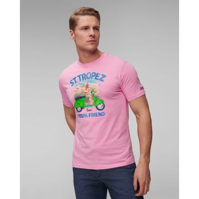 Men’s pink T-shirt MC2 Saint Barth