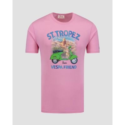 Men's pink T-shirt MC2 Saint Barth