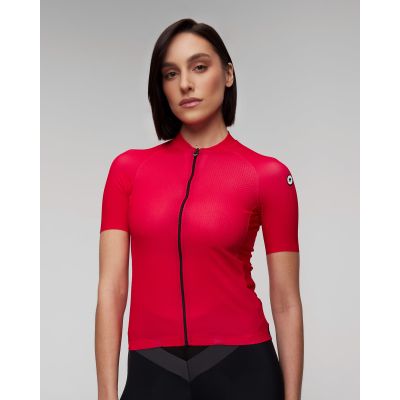 Tricou de ciclism roșu pentru femei Assos Uma GT Jersey C2 Evo