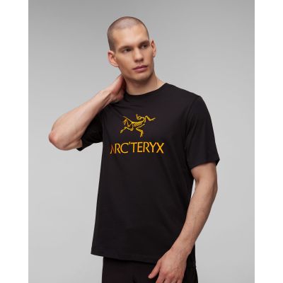 T-shirt nera da uomo Arcteryx Arc Word Logo SS M