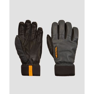 Mănuși de schi pentru bărbați Hestra Army Leather Wool Terry - 5 finger