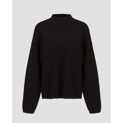 Czarny sweter merino z kaszmirem Juvia Yuna