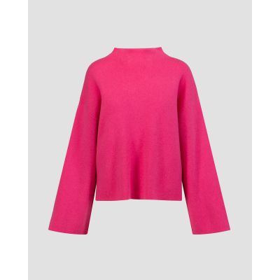 Ružový dámsky sveter merino s kašmírom Juvia Yuna