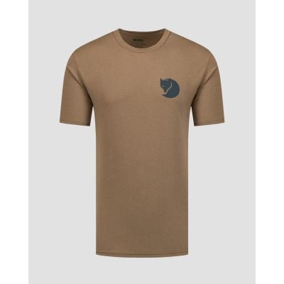 T-shirt marron pour hommes Fjallraven Walk With Nature M