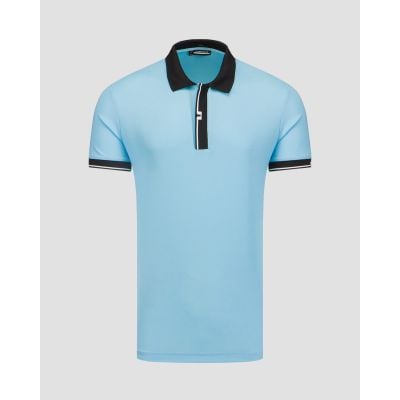 Men's blue polo by J.Lindeberg Bay