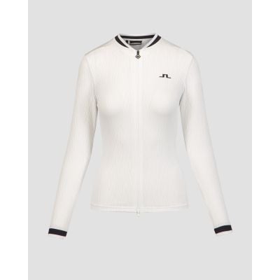 Sweat-shirt blanc pour femmes J.Lindeberg Leonor