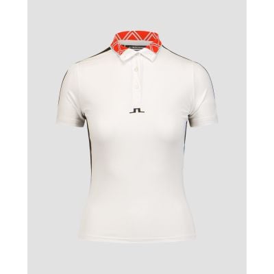 J.Lindeberg Pip Damen-Poloshirt in Weiß