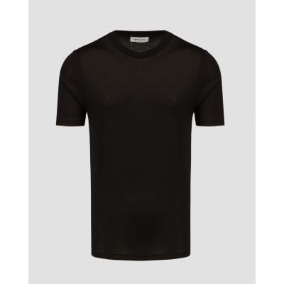 T-shirt noir pour hommes Gran Sasso