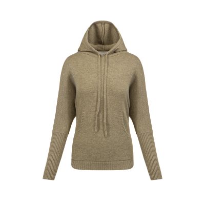 Maglione cachi in cashmere da donna Kujten Reena