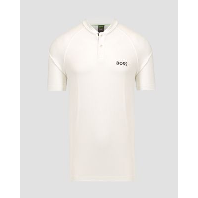 Biała koszulka polo męska BOSS X MATTEO BERRETTINI Pariq MB