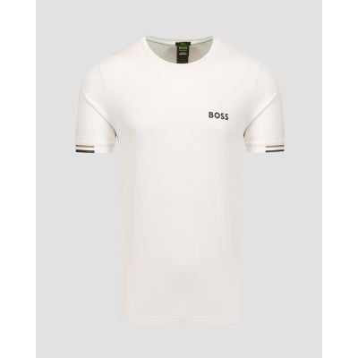 T-shirt bianca da uomo Hugo Boss Tee MB