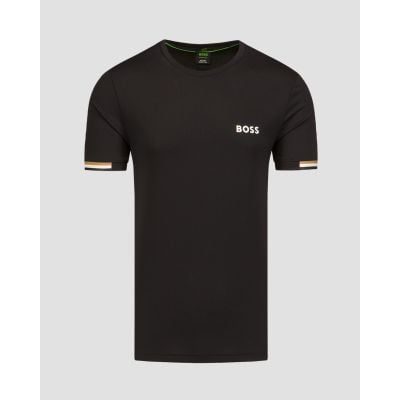T-shirt nera da uomo Hugo Boss Tee MB