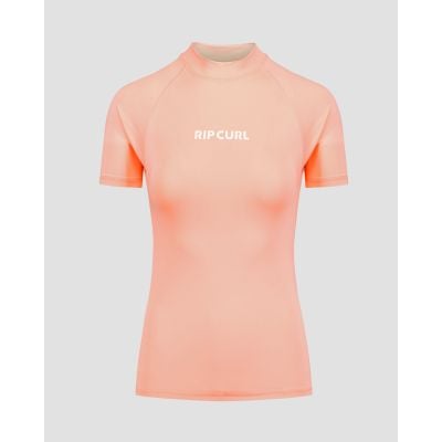 Pomarańczowa koszulka do pływania damska Rip Curl Classic Surf Ss Upf Rashguard