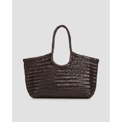 Leather woven bag Dragon Diffusion Nantucket Basket Big
