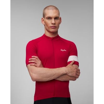 Maglietta rossa da ciclismo da uomo Rapha Core