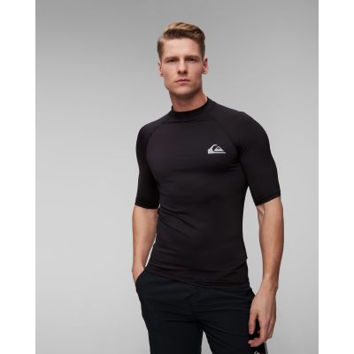 Pánske čierne surférske tričko Quiksilver UPF50 SS