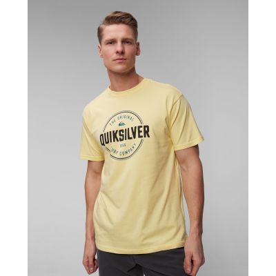 Pánske žlté tričko Quiksilver Circle Up SS