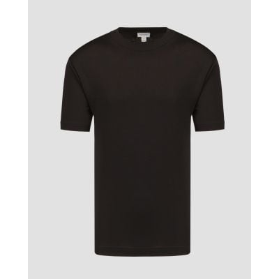 Czarny t-shirt męski Sunspel